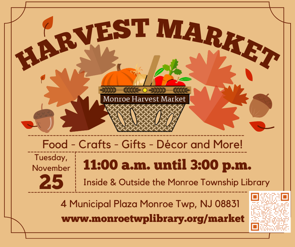 2025 Harvest Market Flyer with QR code