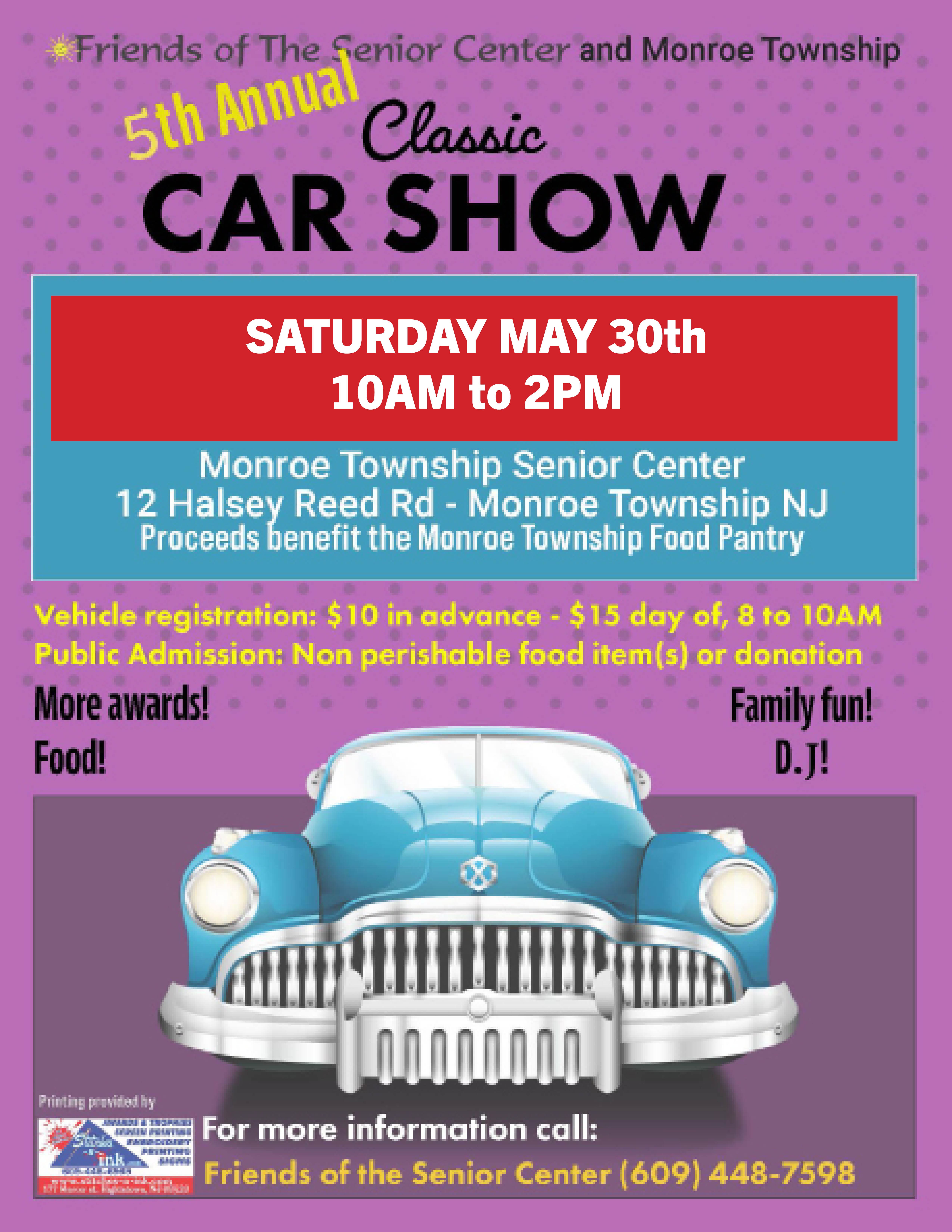 Car Show 2026 Poster New Rain Date 1