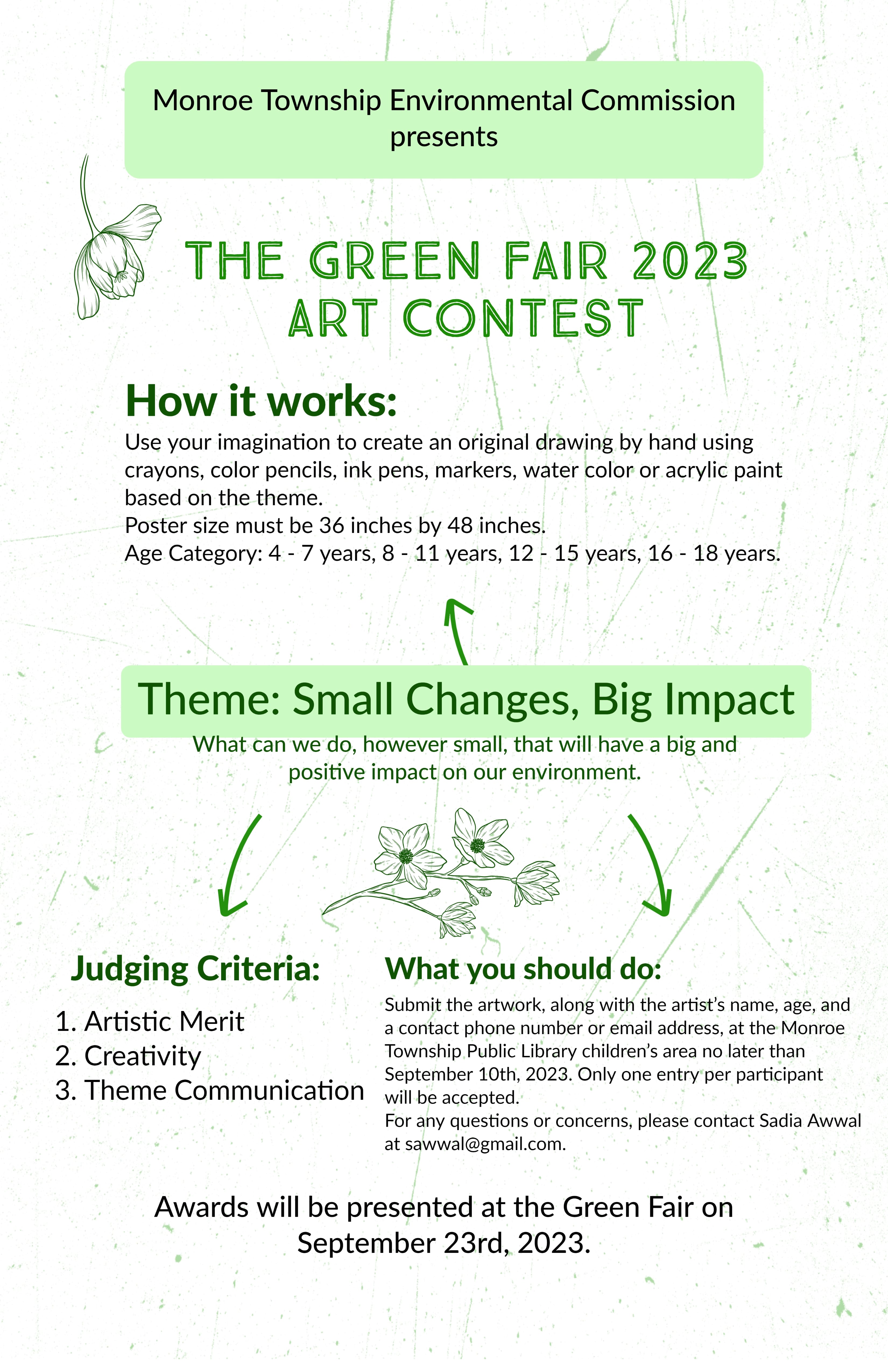 Green Fair 2023 Art Contest 1 min