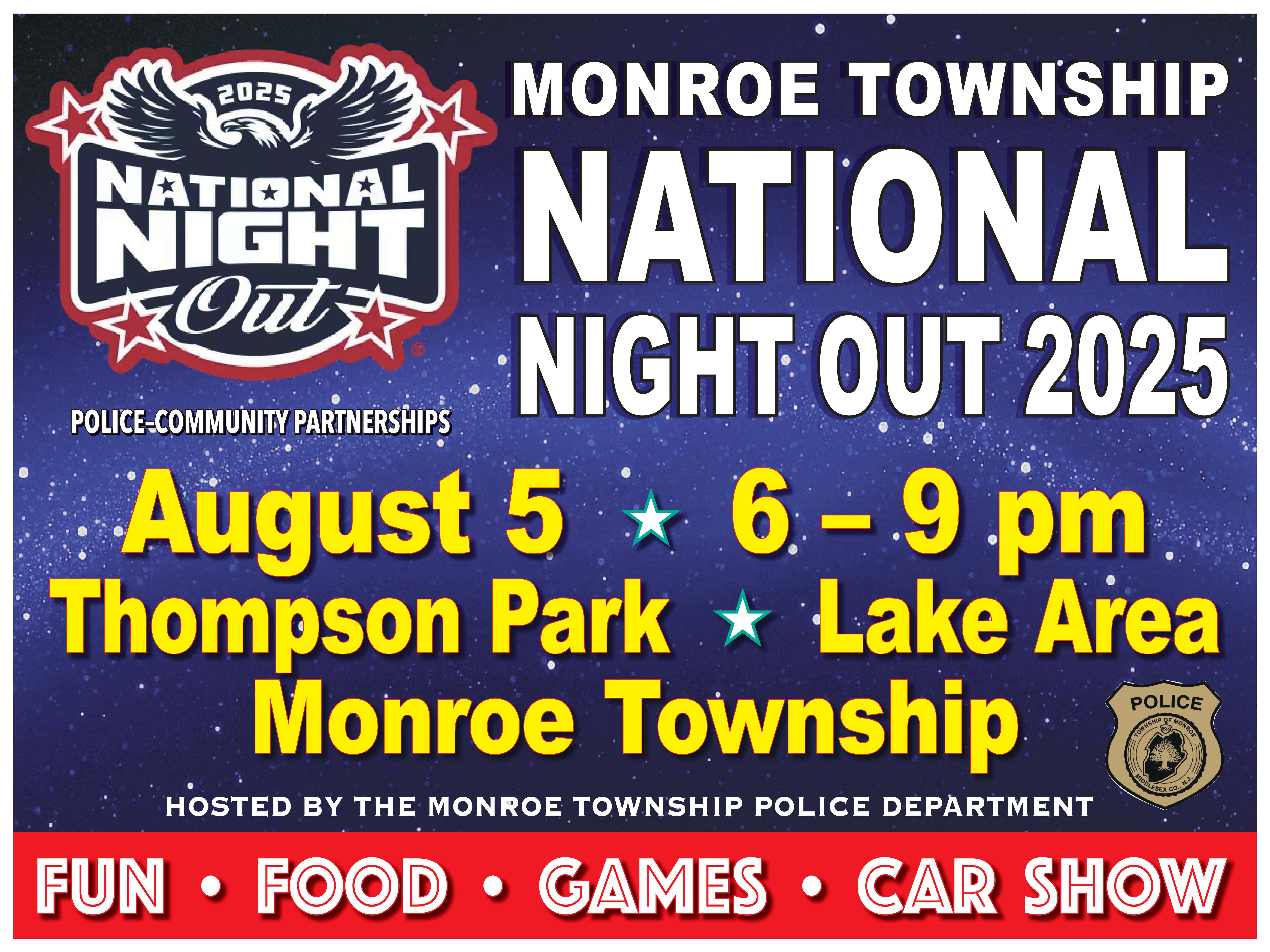 MONROE POLICE NATIONAL NIGHT OUT SIGN PROOF 05.2025 min