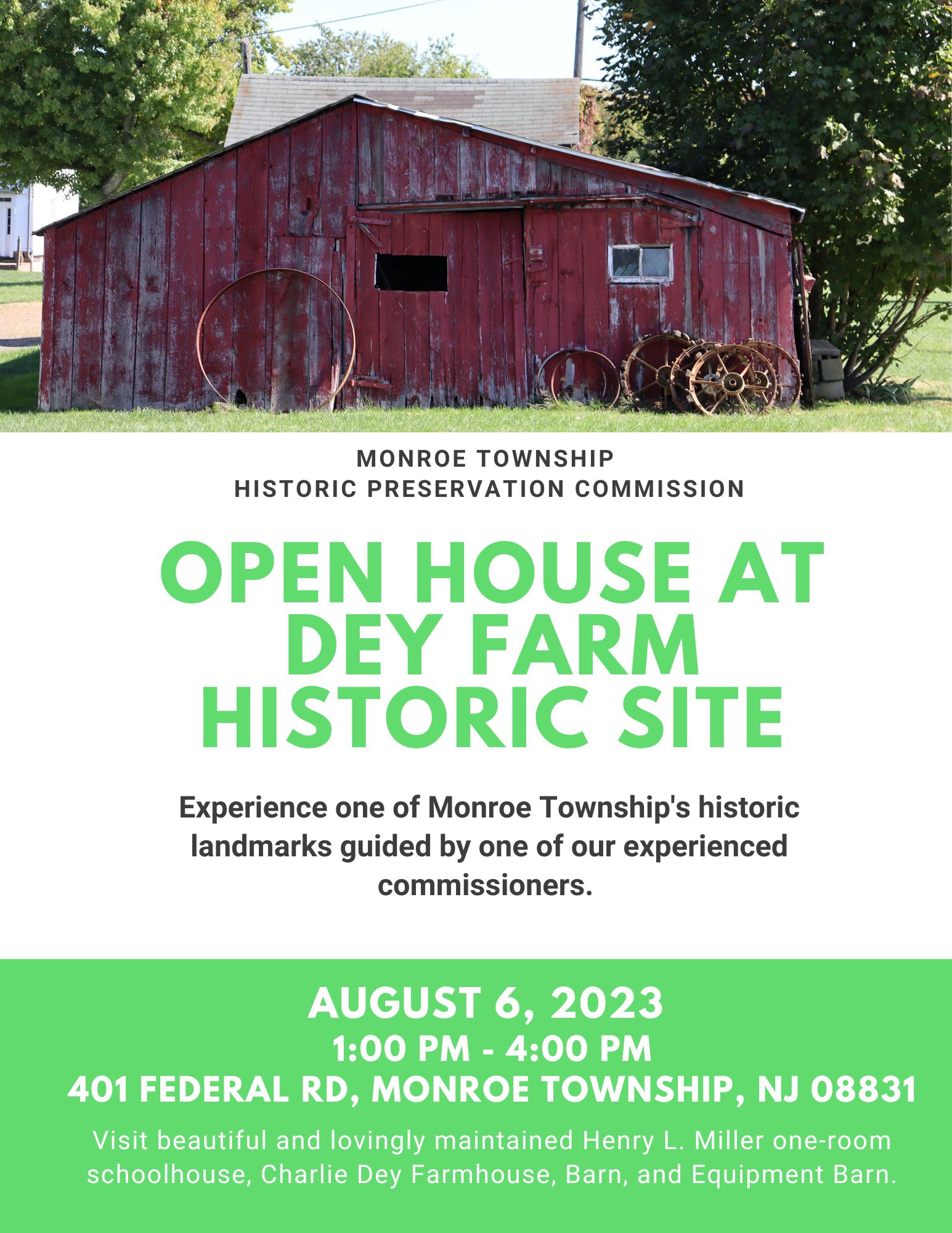 Open House Flyer August 23
