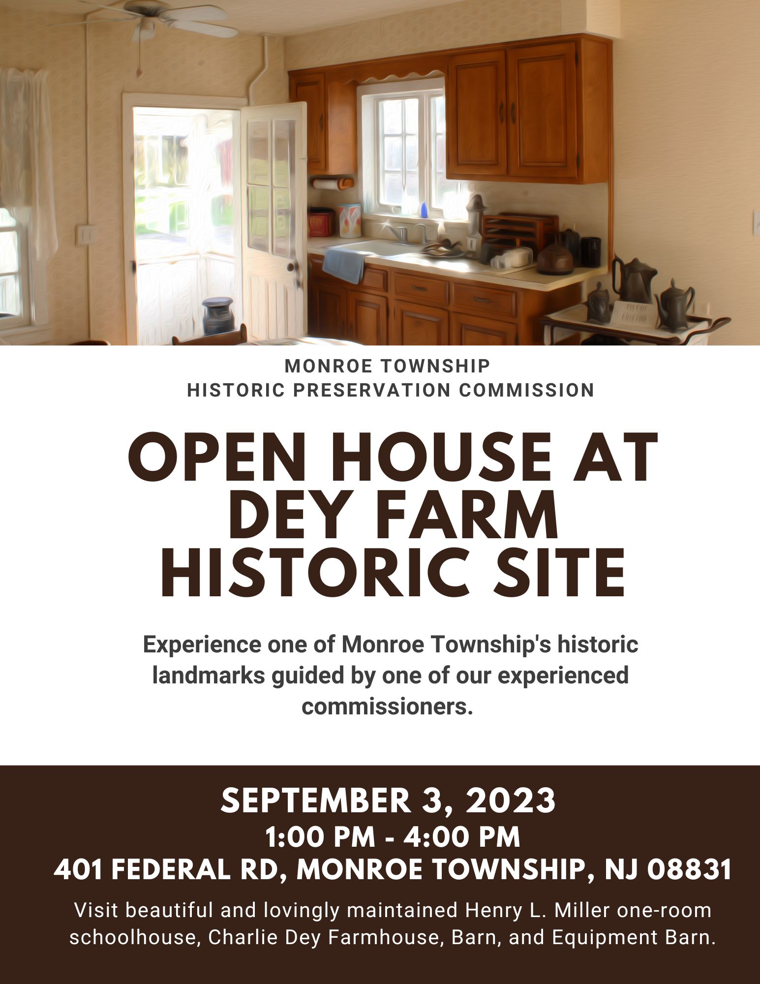 Open House Flyer September 23