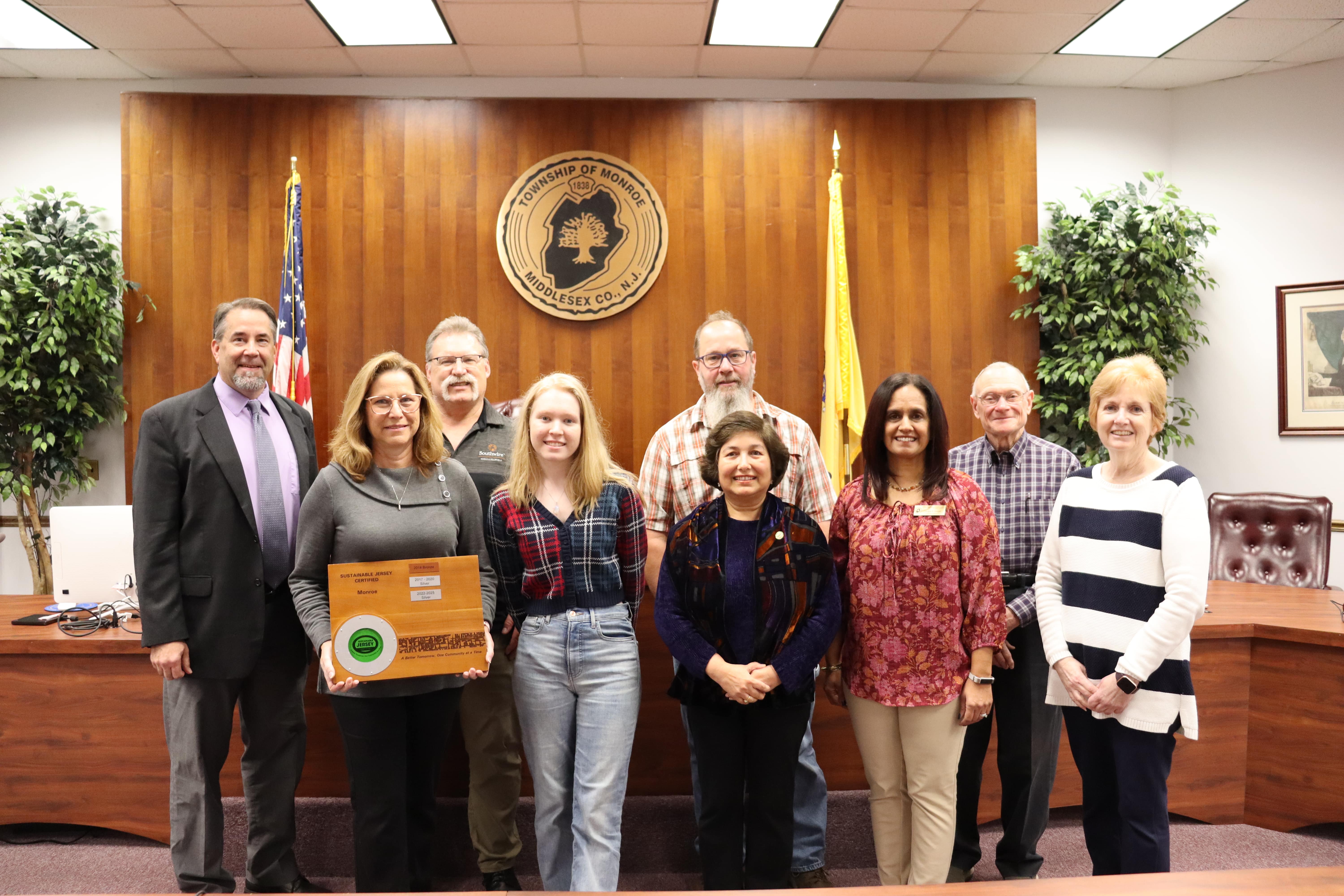 East Windsor achieves silver level Sustainable Jersey