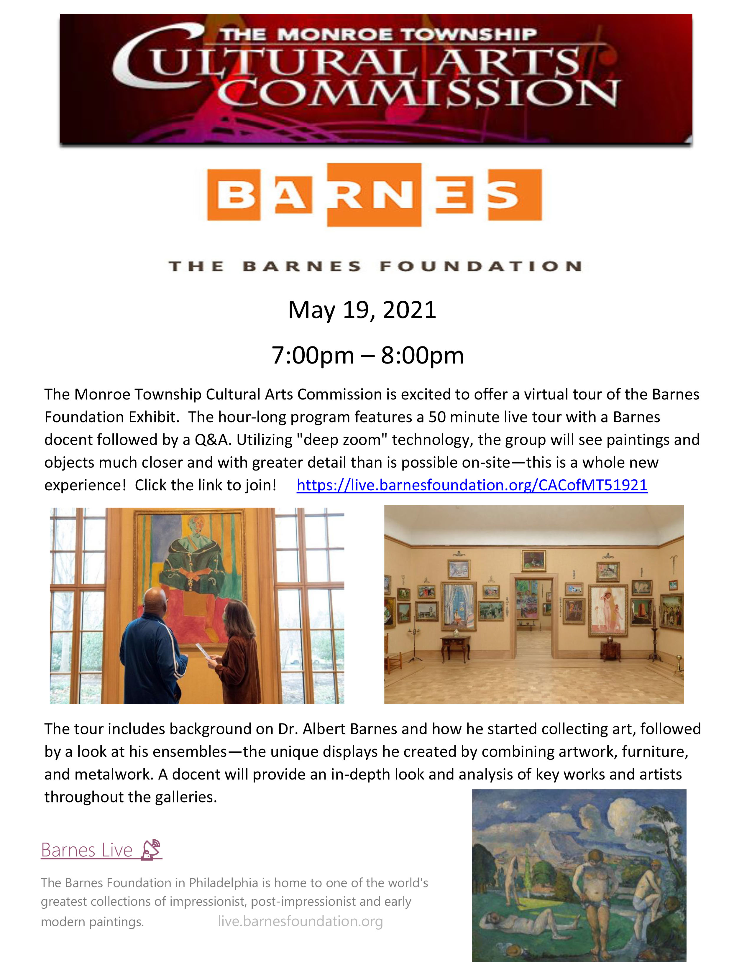 Barnes Foundation Flyer5998